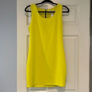 Just Me • Yellow Dress with Cut Out details